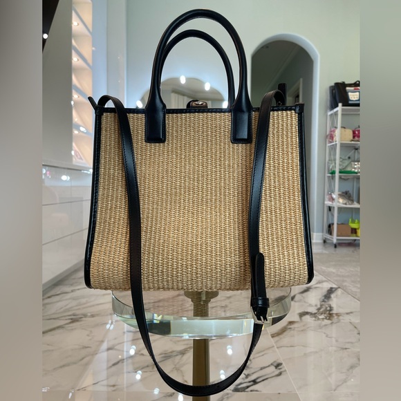 🌟SOLD🌟 NWT Versace Raffia Tote Bag - Picture 2 of 12